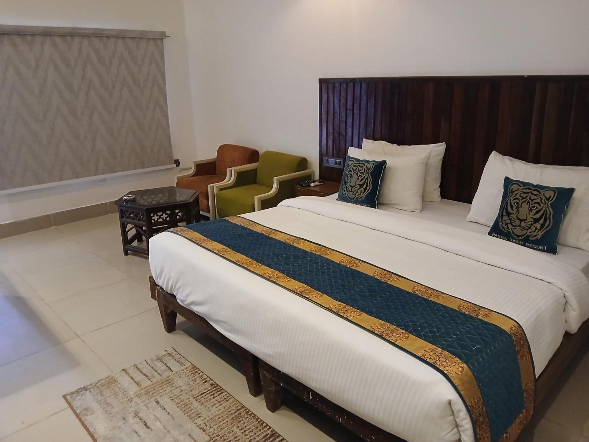 Panna Tiger Resort- Riverside Property Rājgarh Eksteriør bilde
